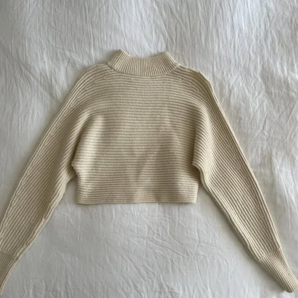 Intermix Ivory Knit Sweater (sz S)- - Picture 6 of 7